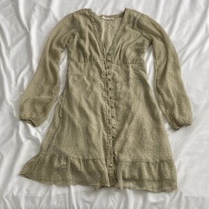 AF Light green polka dress